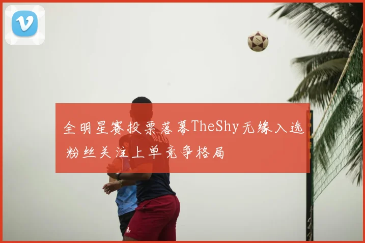 全明星赛投票落幕TheShy无缘入选 粉丝关注上单竞争格局